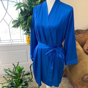 SOLD - Morgan Taylor Intimates Blue Robe Size S